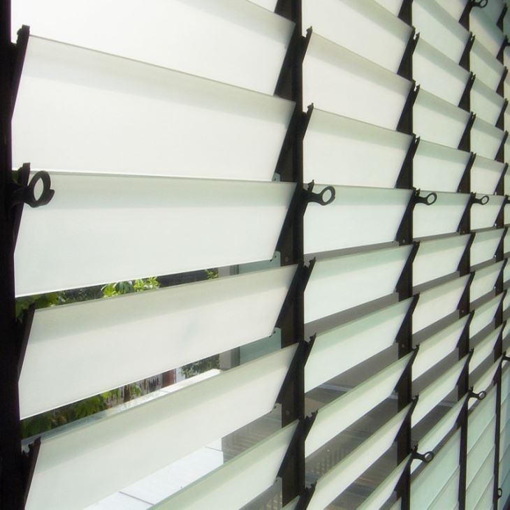 4mm - 6mm clare/colorate/mistlite/jaluzele sticlă cu certificat CE & ISO