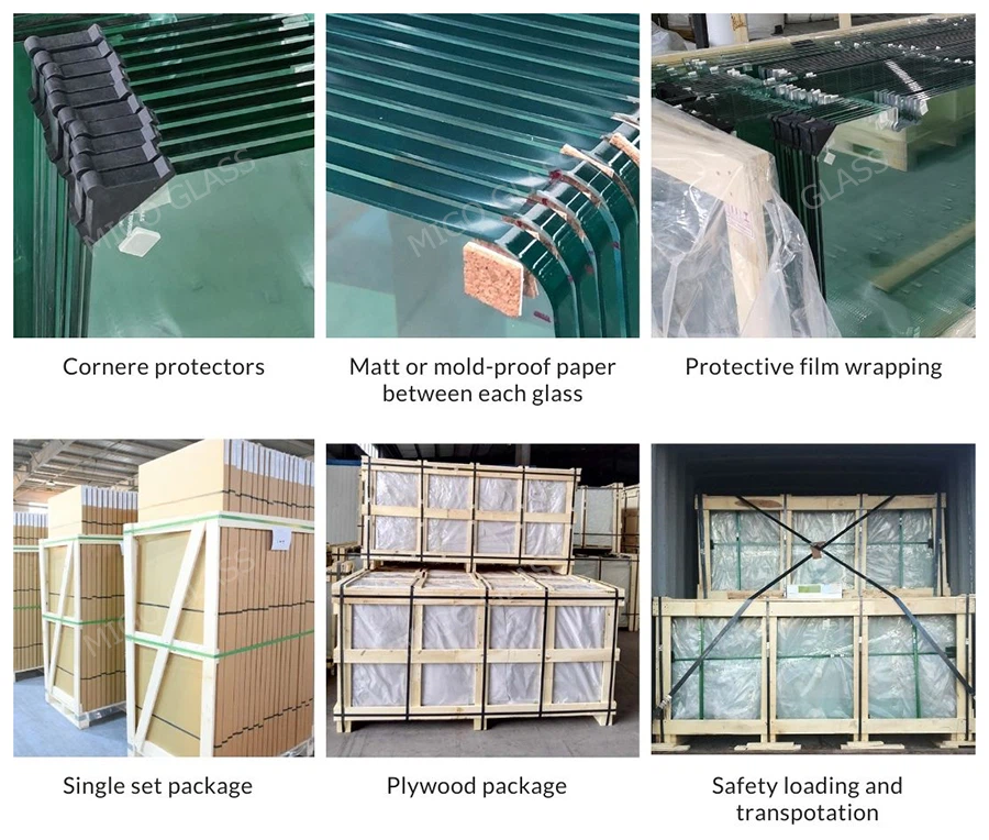 MIGO shower glass packing and loading