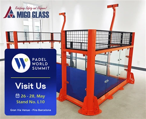 MIGO GLASS va prezenta proiectul-Ready Padel Court Solutions la Padel World S...