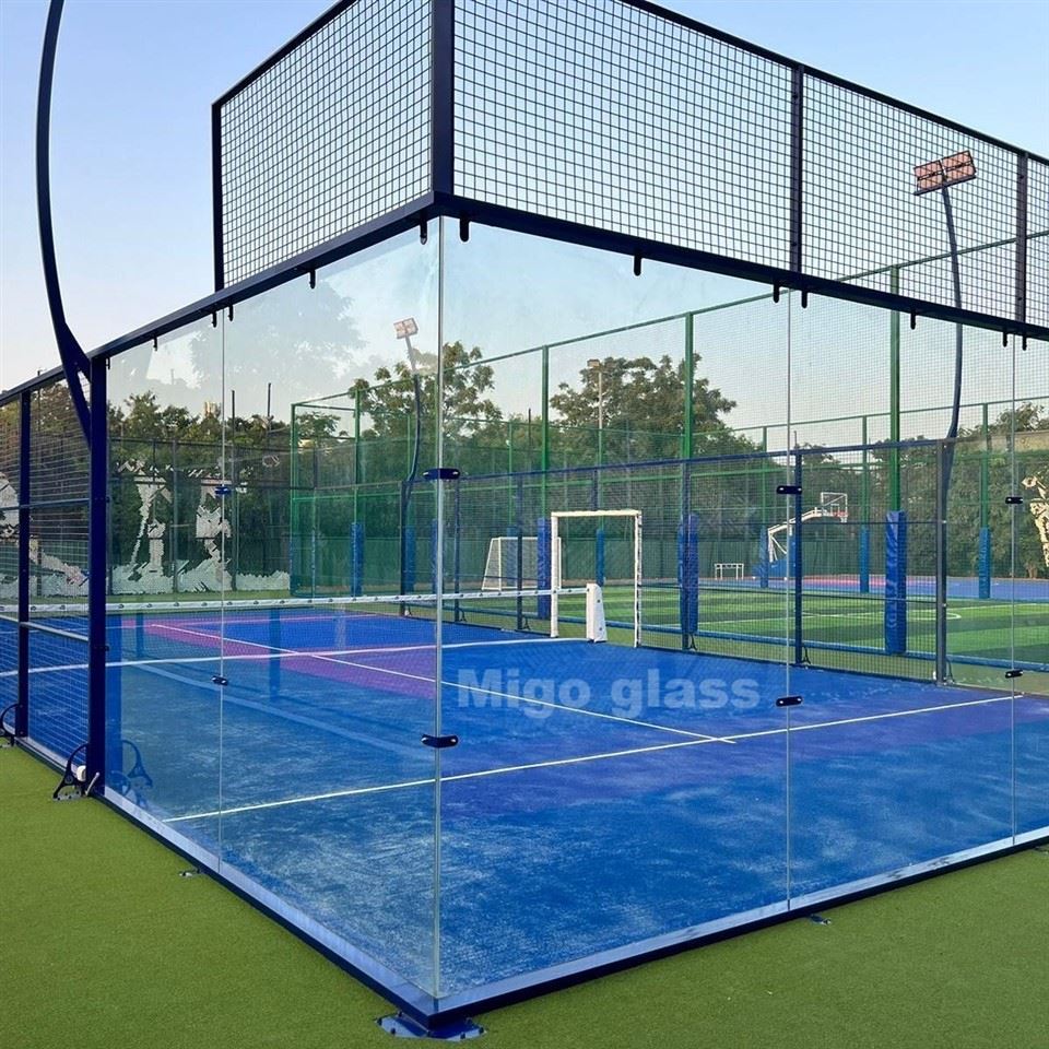 Padel Court Sticla durabilă