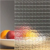 Sticlă cu fir transparentă și bronzată